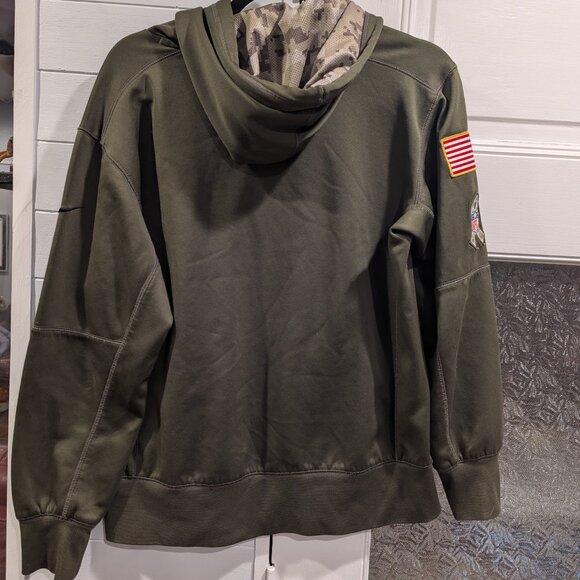 Pittsburgh Steelers Nike Salute to Service Therma Hoodie with American Flag Med. - Picture 8 of 12